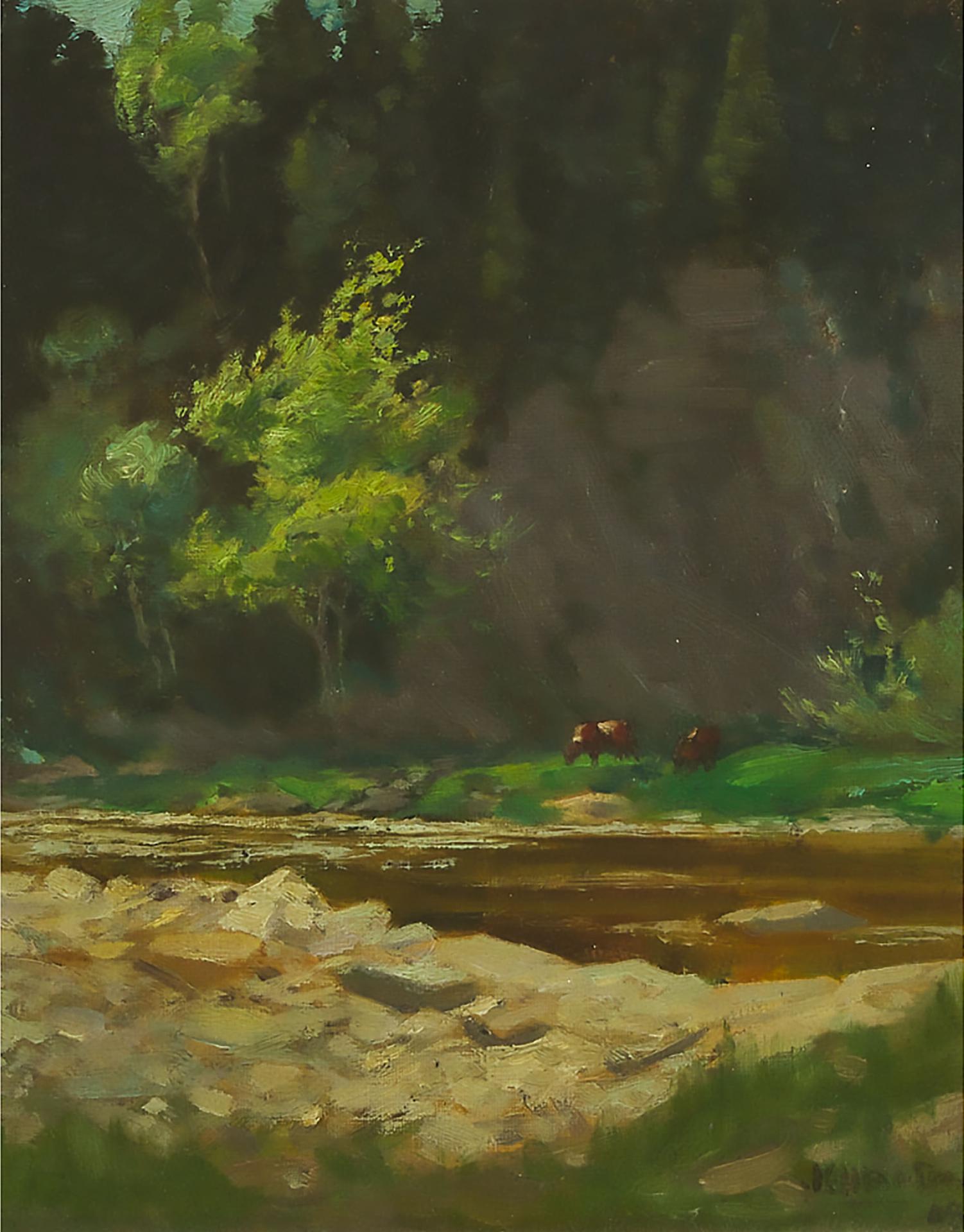 James Edward Hervey (J.E.H.) MacDonald (1873-1932) - Humber River, 1908
