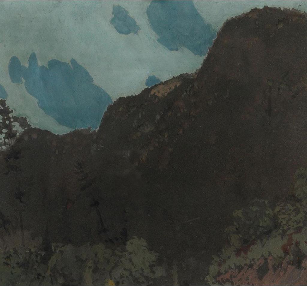 Frank (Franz) Hans Johnston (1888-1949) - Canyon, No. 42 - The Mouth Of The Canyon