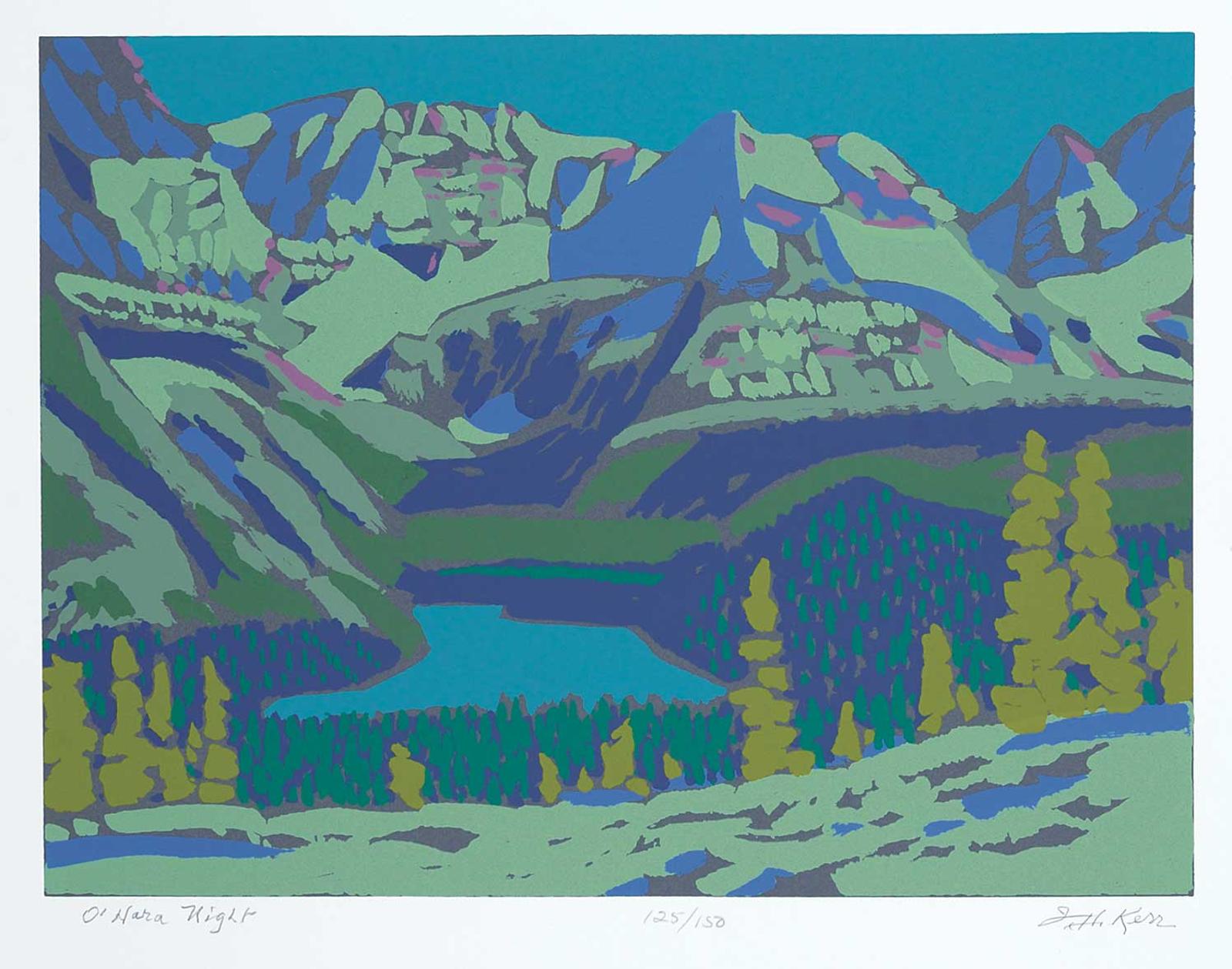 Illingworth Holey (Buck) Kerr (1905-1989) - O'Hara Night  #125/150