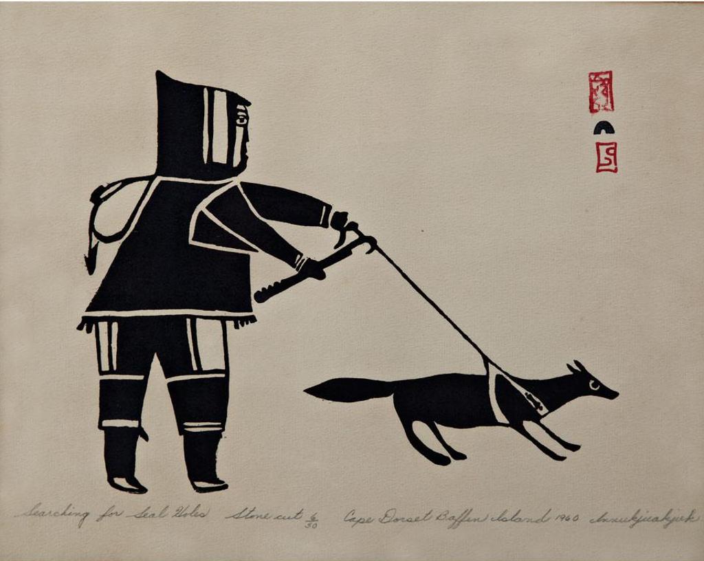 Innukjuakju Pudlat (1913-1972) - Searching For Seal Holes
