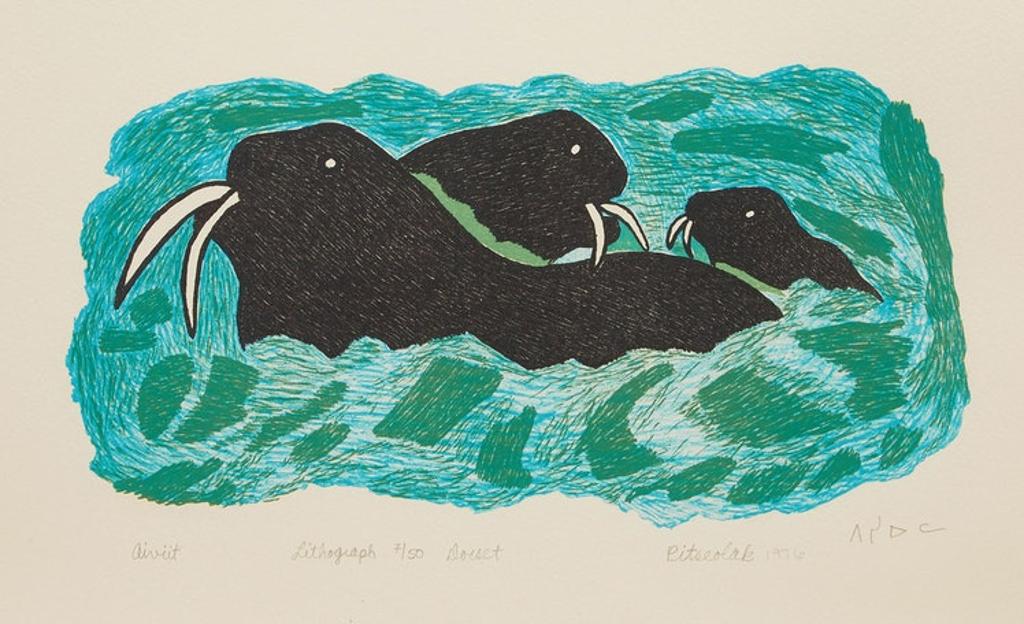 Pitseolak Ashoona (1904-1983) - Aiviit