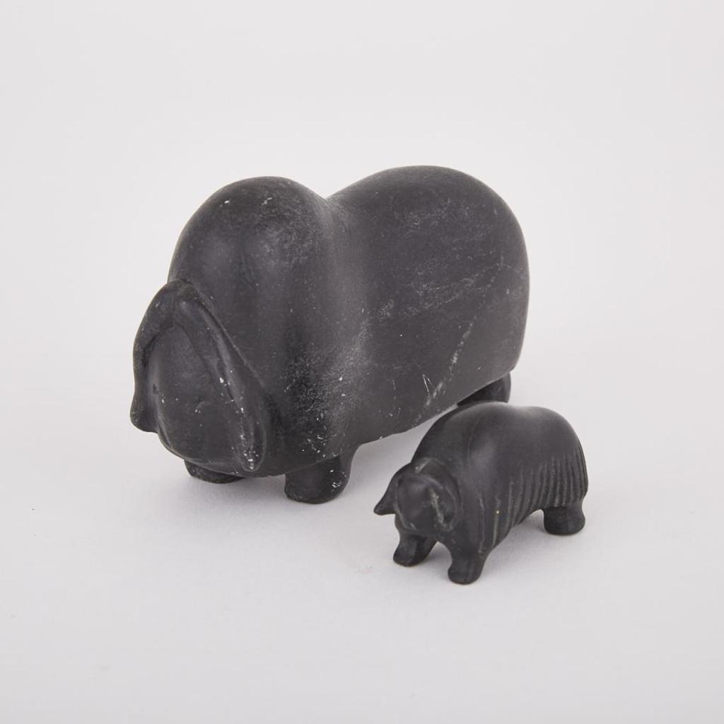 David Arnasungaaq (1964) - Musk Ox And Young