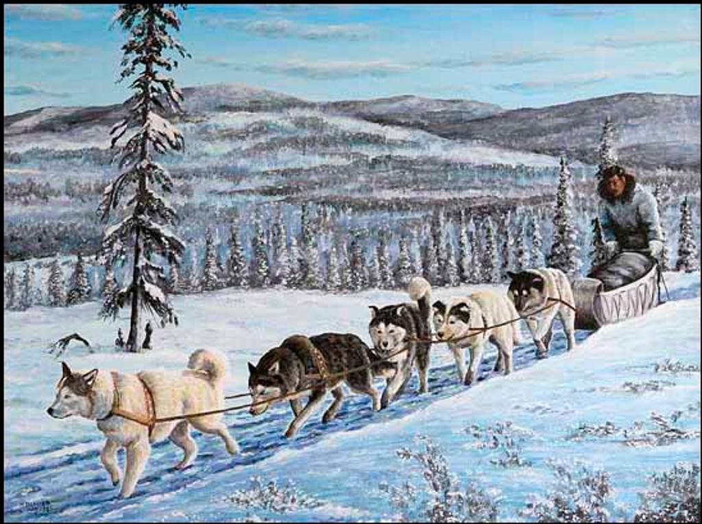 Mona Thrasher (1942-2013) - Dogsled Team (01217/2013-1541)