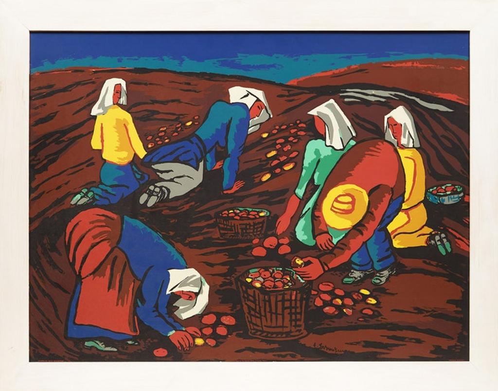 Fritz Brandtner (1896-1969) - Potato Pickers