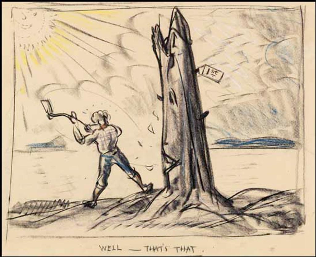 Arthur Lismer (1885-1969) - Well - That's That
