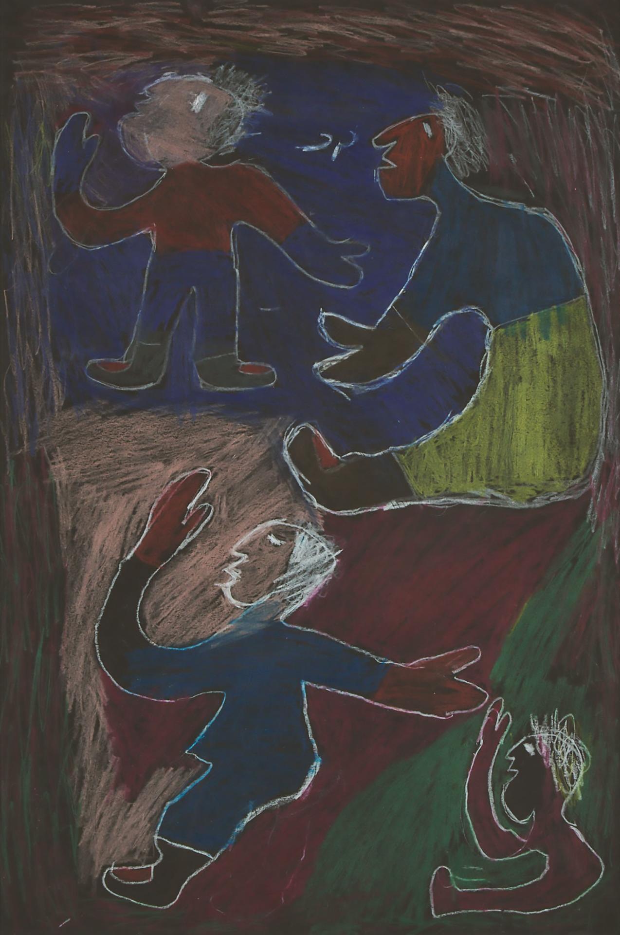 Lucy Tasseor Tutsweetok (1934-2012) - Untitled (Family)