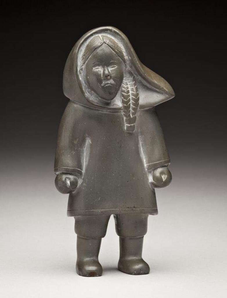 Pauloosie Akitirq (1935-1995) - Arctic Bay, Standing Woman or Girl, mid-late 1960s