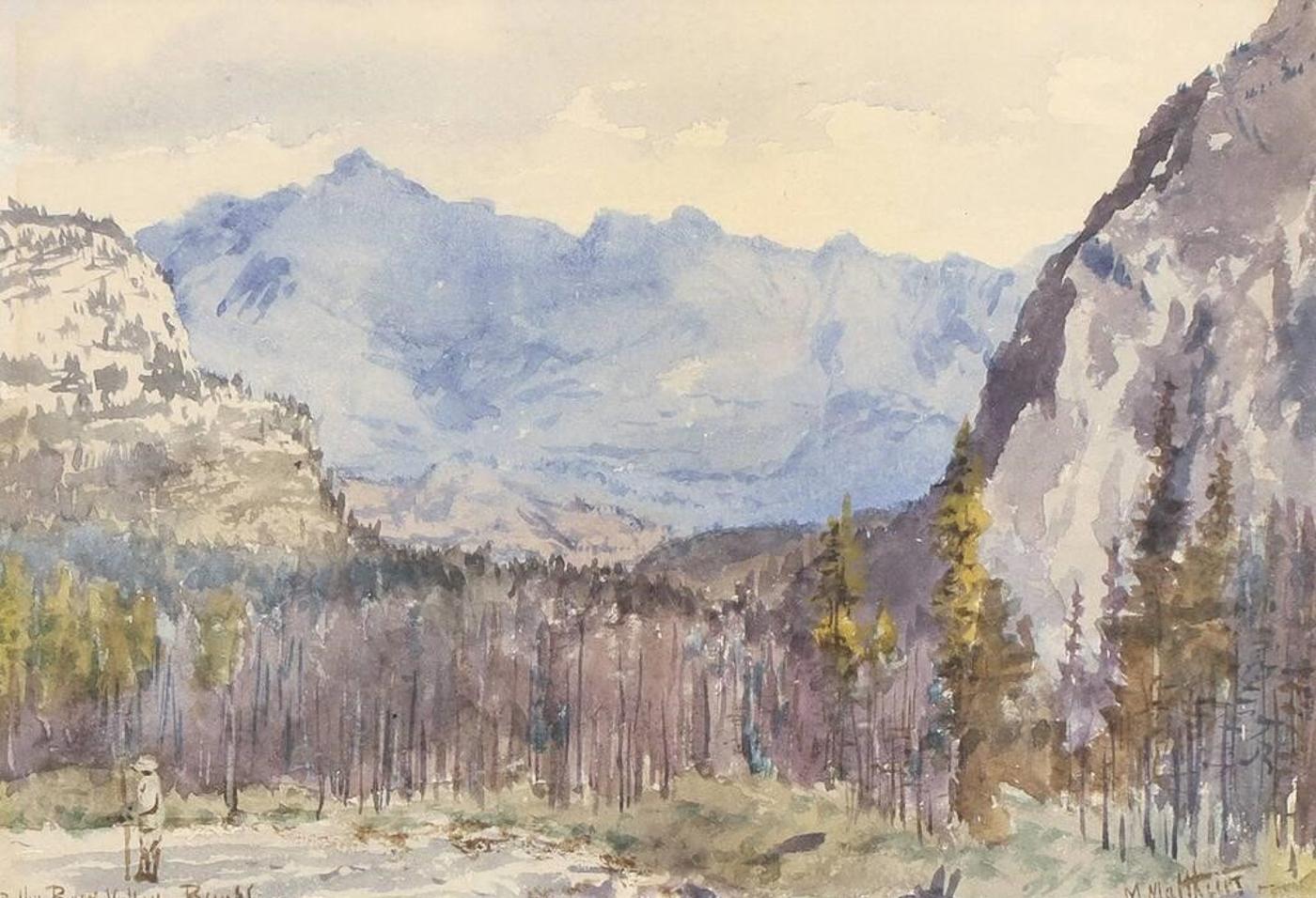 Marmaduke Matthews (1837-1913) - In The Bow Valley & Banff