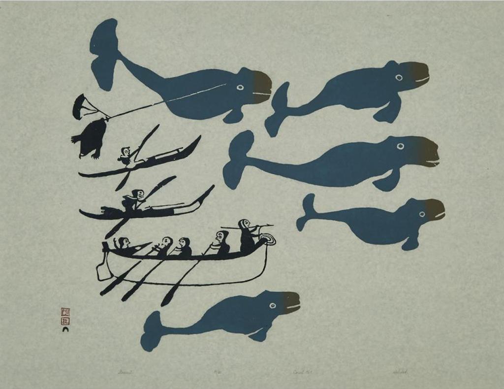 Kiakshuk (1886-1966) - Whale Hunt