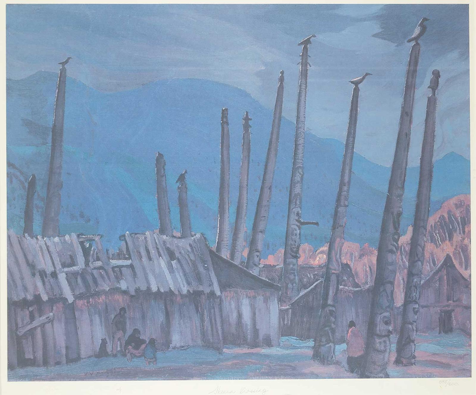 Alexander Young (A. Y.) Jackson (1882-1974) - Skeena Crossing #395/500