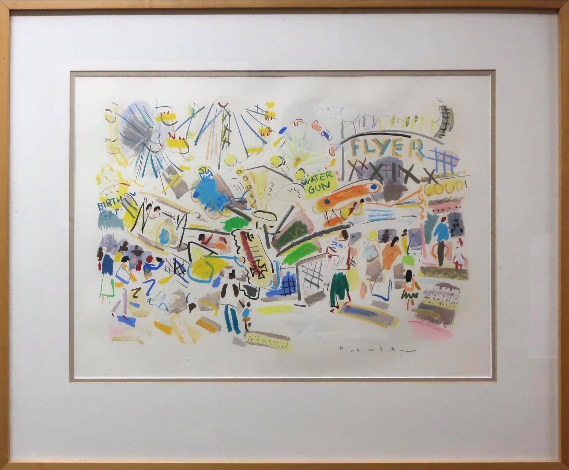 Rod Prouse (1945) - Untitled (Cne Fairground)