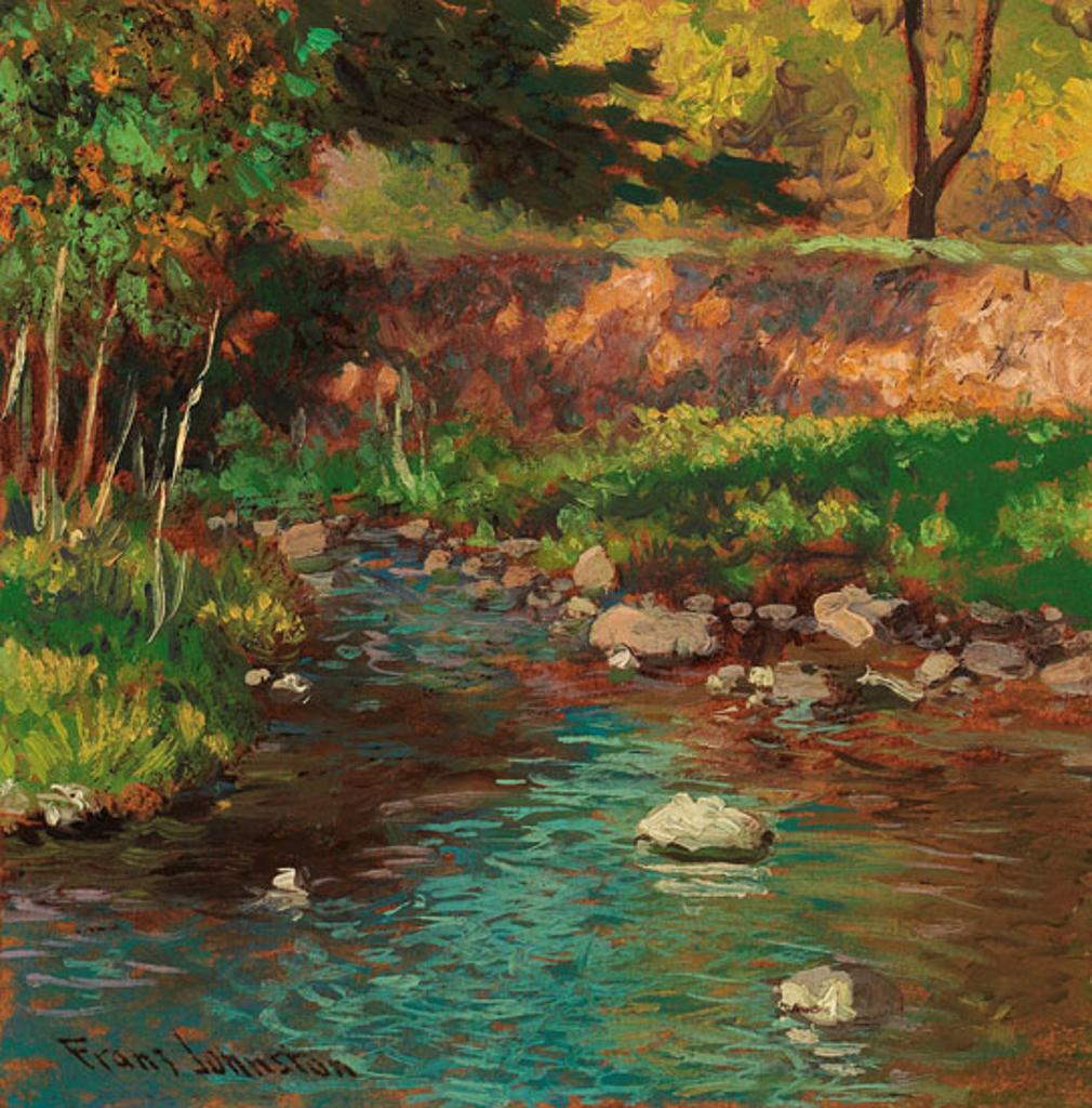 Frank (Franz) Hans Johnston (1888-1949) - Bubbling Brook