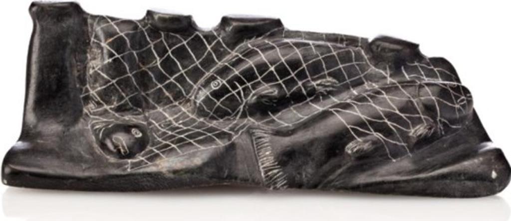 Davidialuk Alasua Amittu (1910-1976) - Puvirnituq, Fish in a Net, ca. 1970