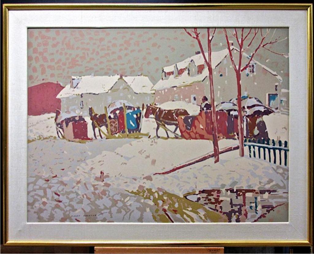 Albert Henry Robinson (1881-1956) - Returning From Easter Mass