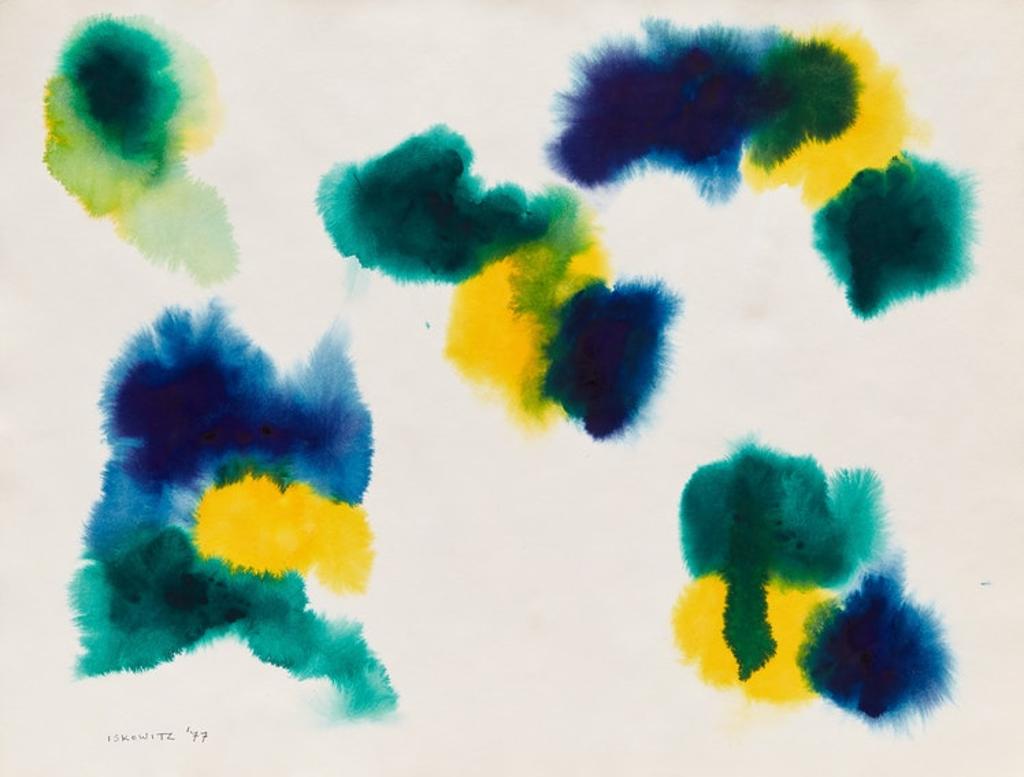 Gershon Iskowitz (1921-1988) - Abstraction, 1977