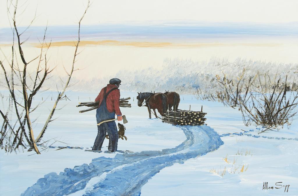 Allen Fredrick Sapp (1929-2015) - Going Home and Dog is Happy