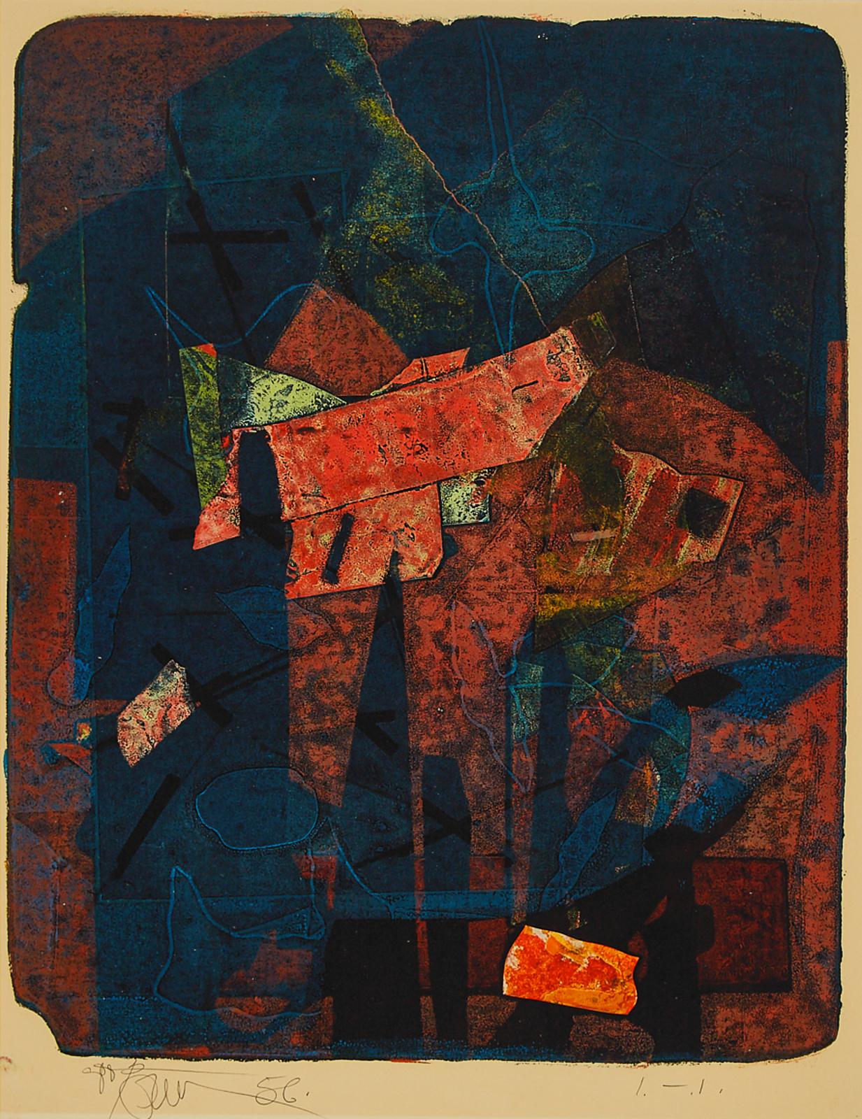 Harold Barling Town (1924-1990) - Interior Plan For Exterior Model, 1956