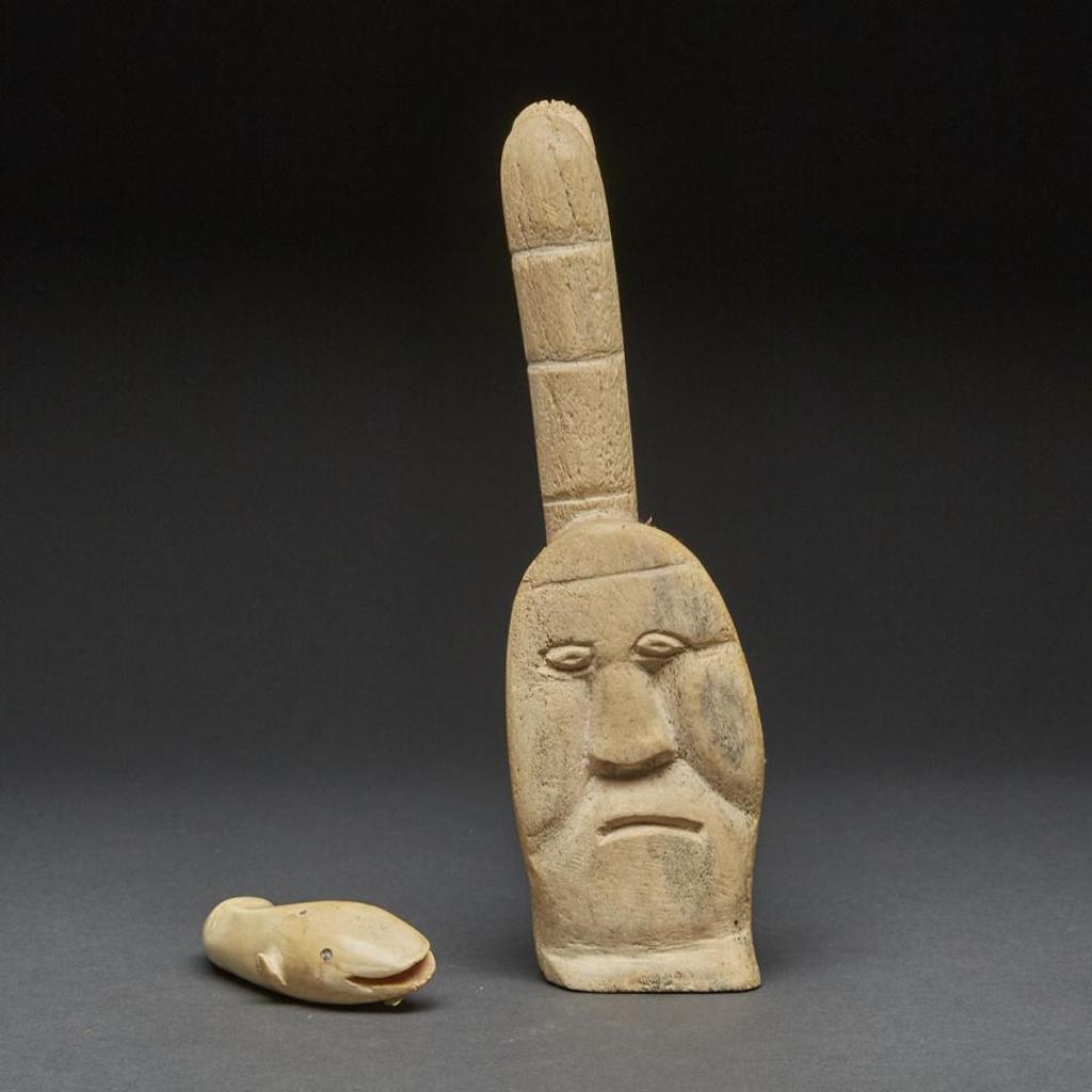 Annie Uttukikuluk Saittuq (1919) - Composition With Face And Finger