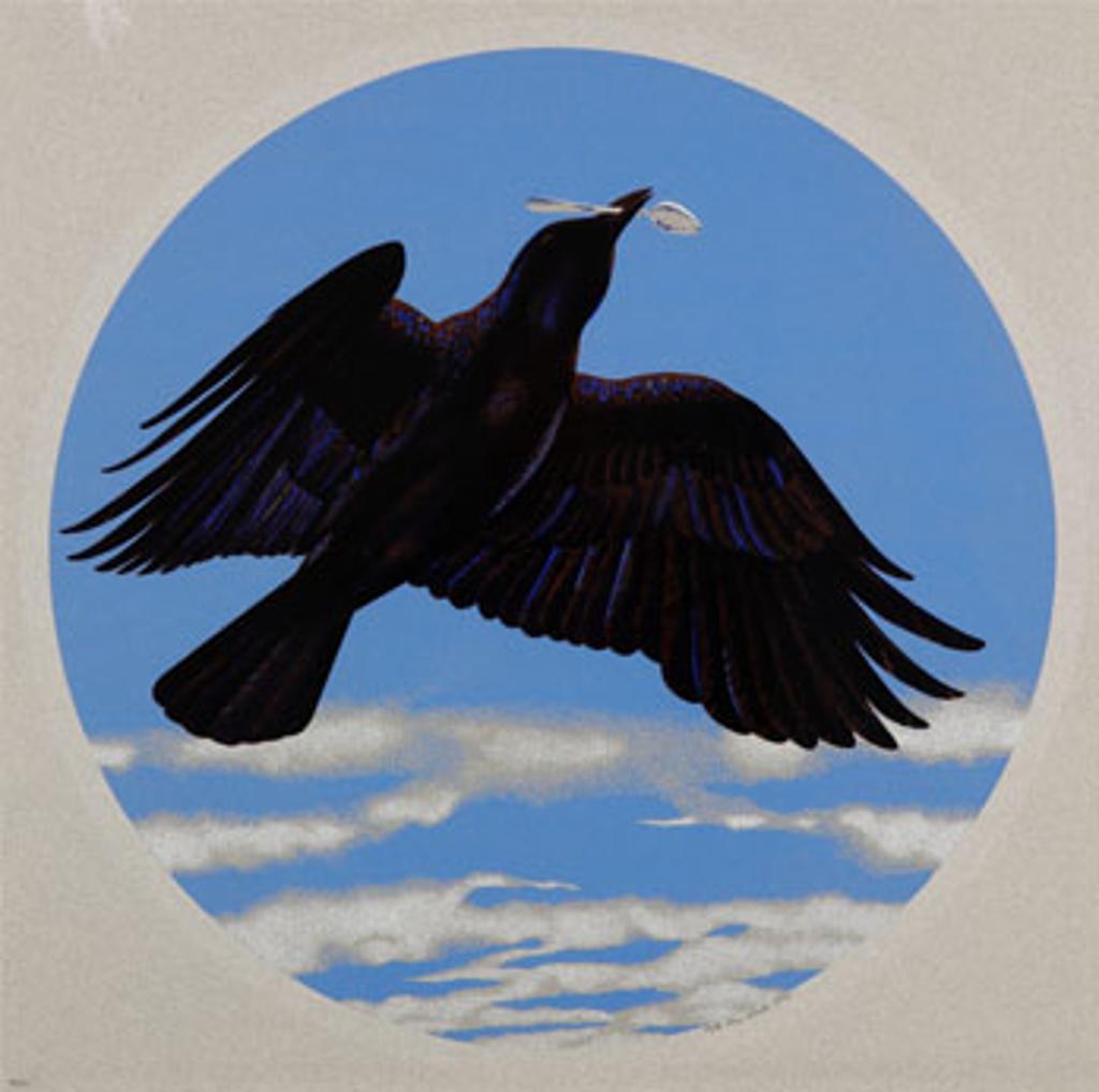 Alexander (Alex) Colville (1920-2013) - Crow with Silver Spoon