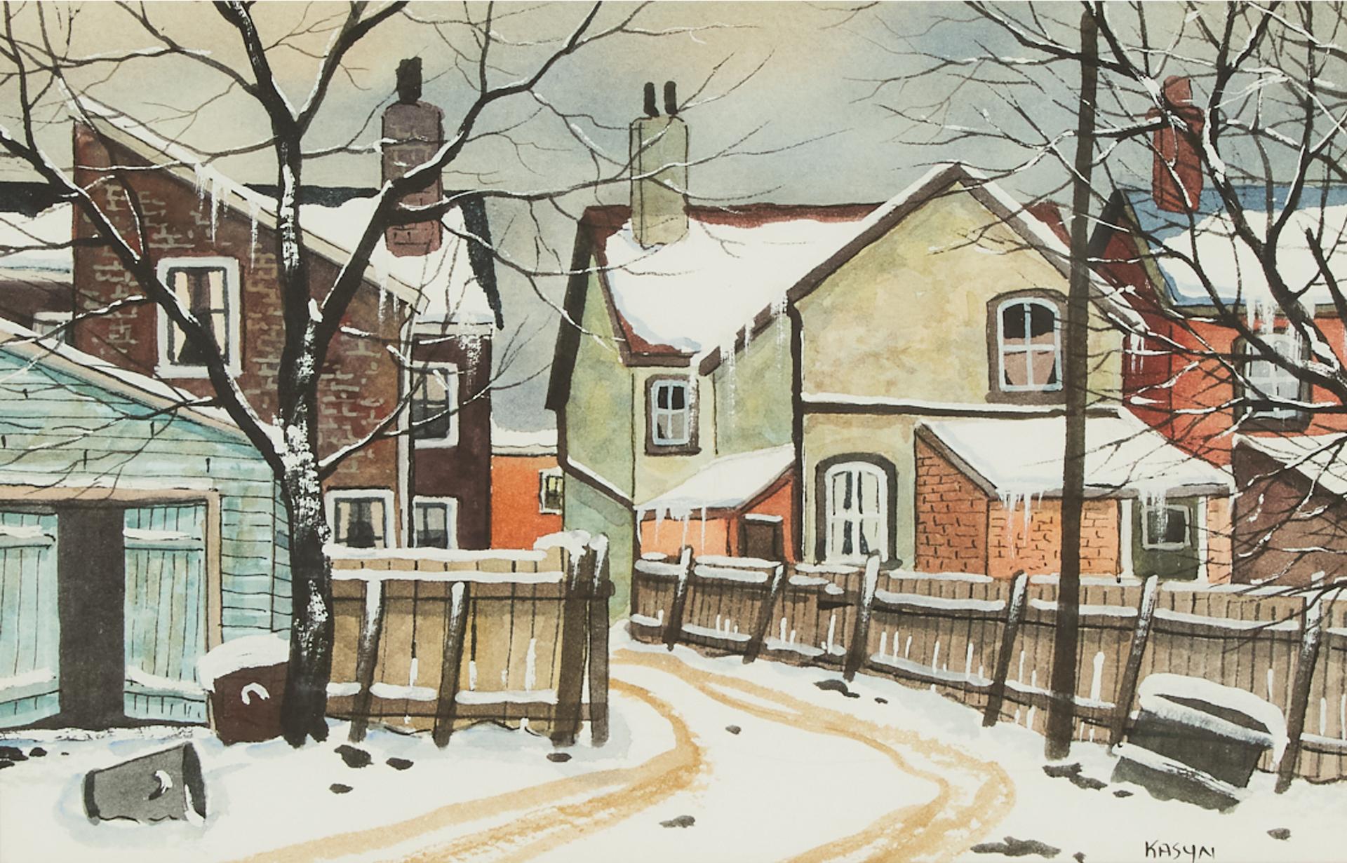 John Kasyn (1926-2008) - Lane Off Mccaul St.