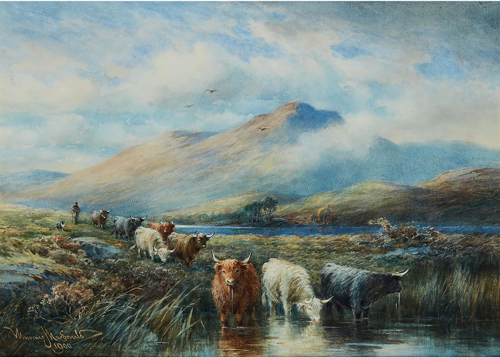 Murray William MacDonald (1898-1989) - Ben Ledi - From The Braes Of Deune, Perthshire, 1900