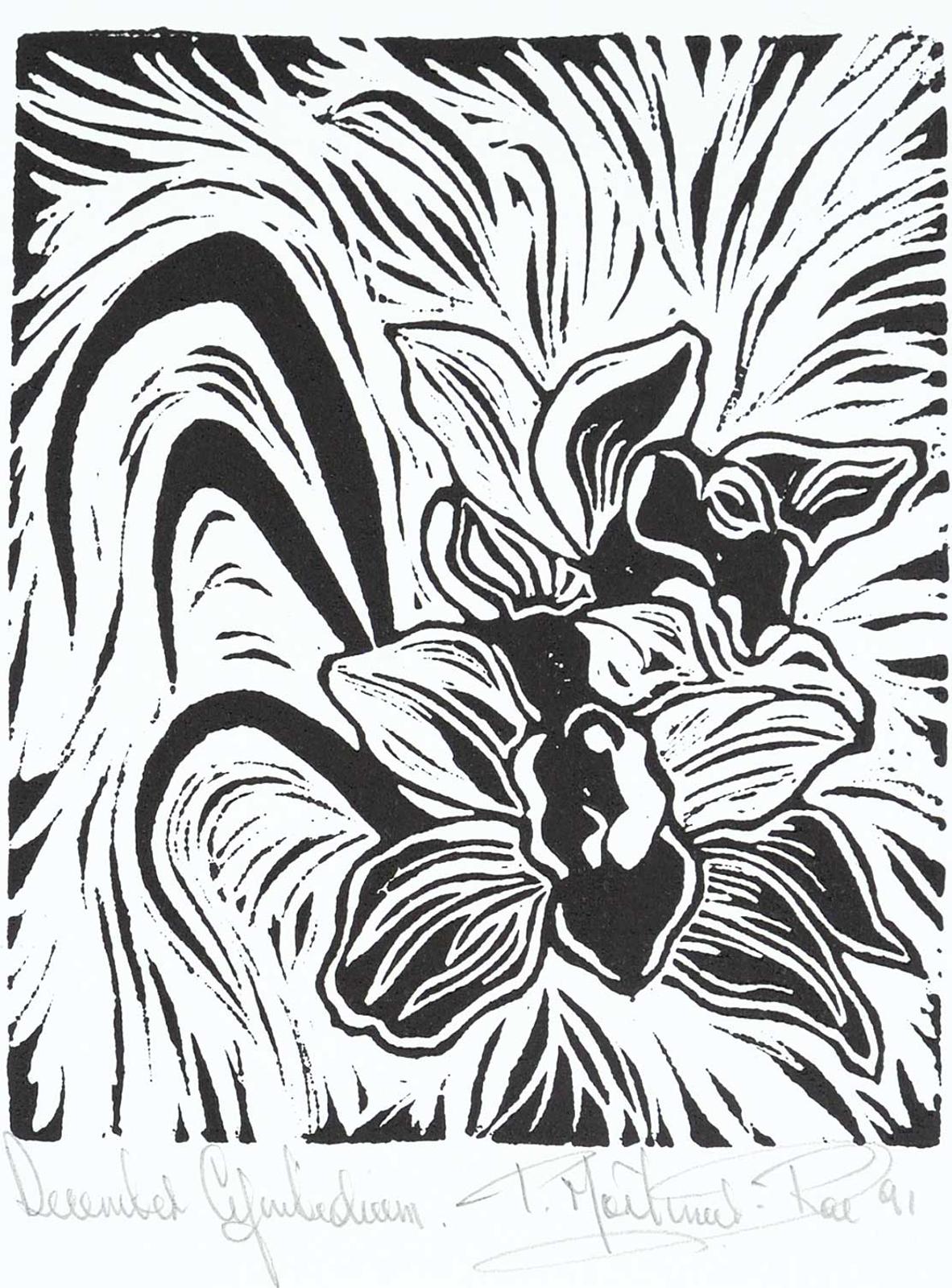 Peter Mortimer-Rae (1931) - December Cymbidium