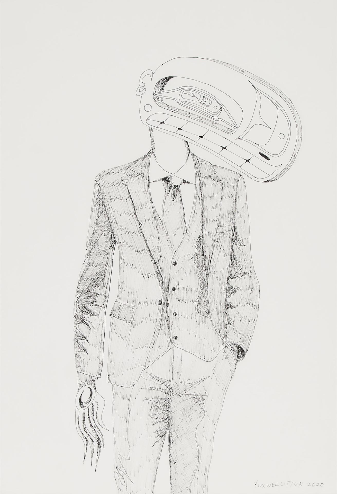 Lawrence Paul Yuxweluptun (1957) - Super Predator Study, 2020
