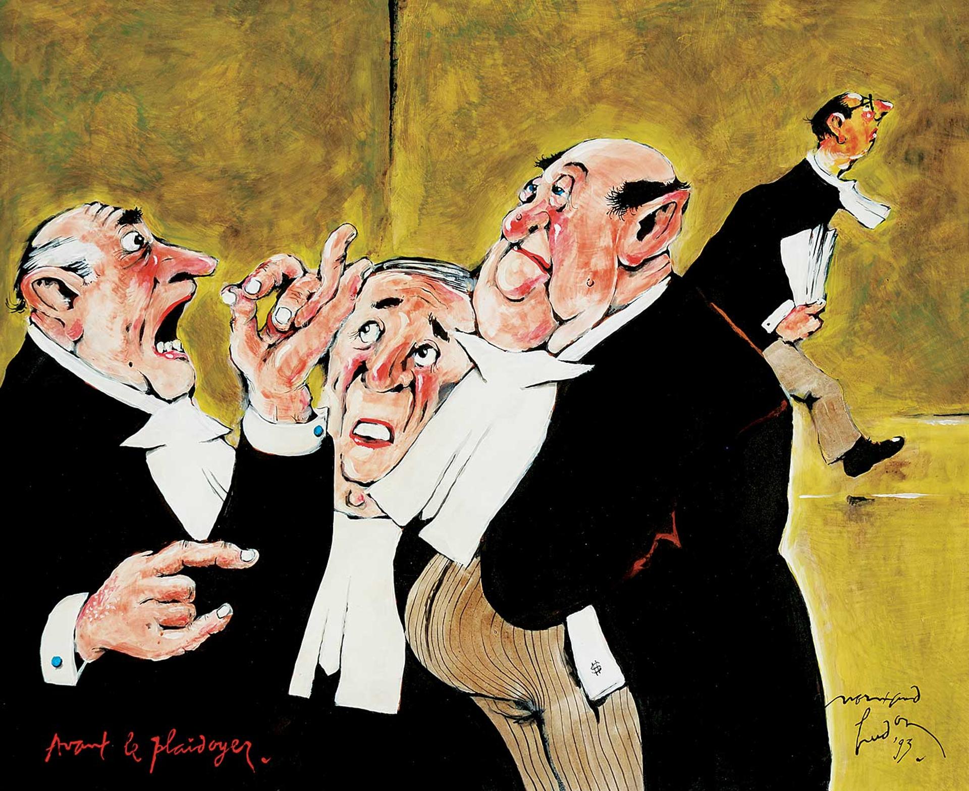 Normand Hudon (1929-1997) - Avant La Plaidoyer