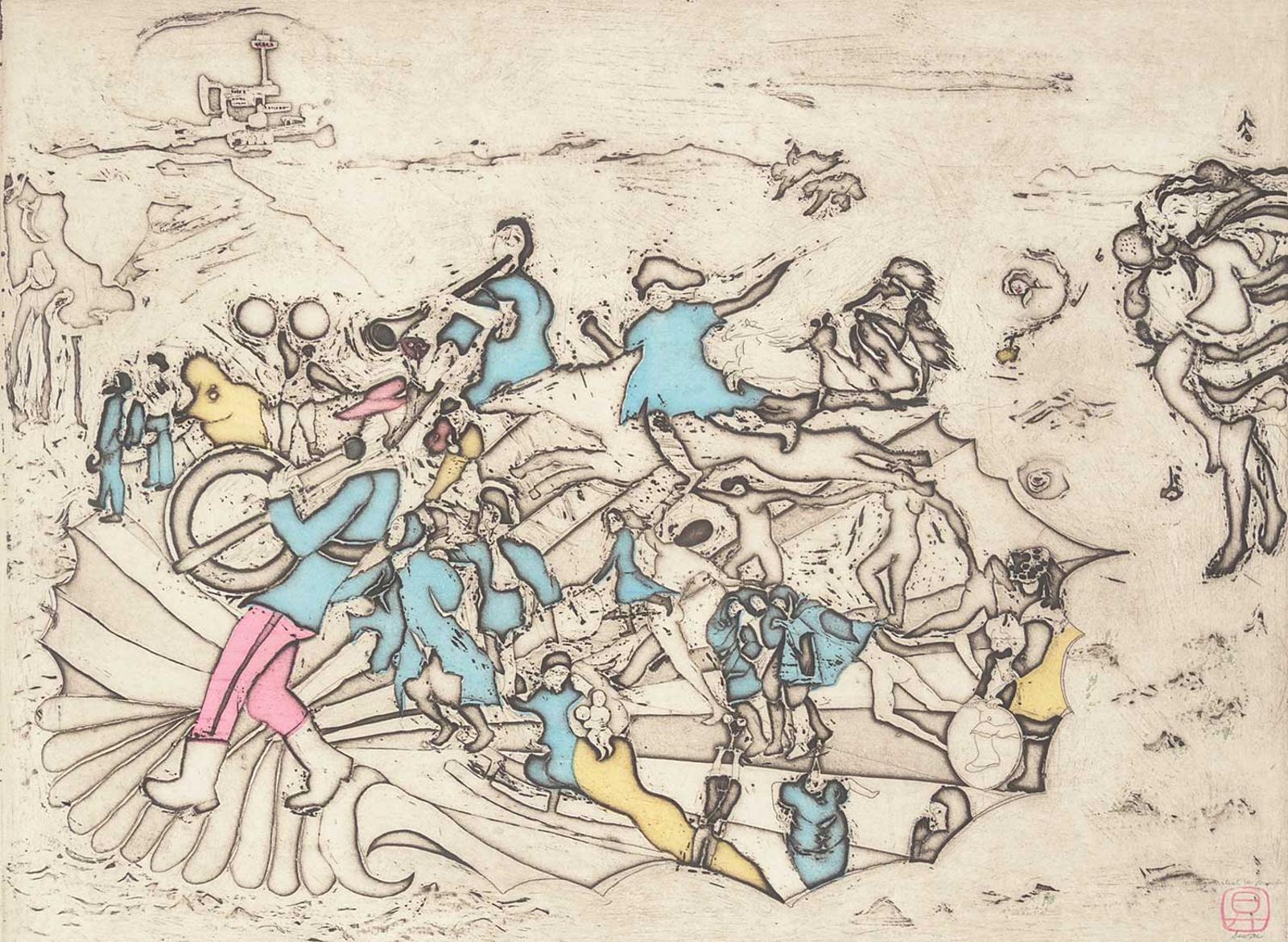 Noboru Sawai (1931-2016) - Parade #Artist's Proof