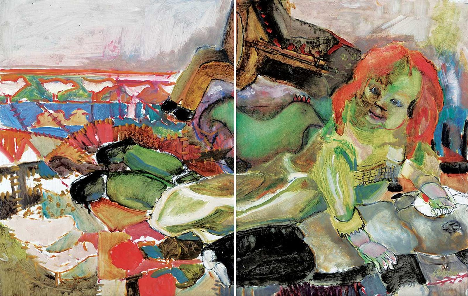 Jacqueline Stehelin - Untitled - Baby in the Playroom
