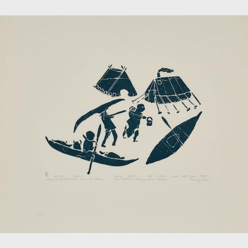 Joe Talirunili (1893-1976) - They Arrived At Their Summer Camp