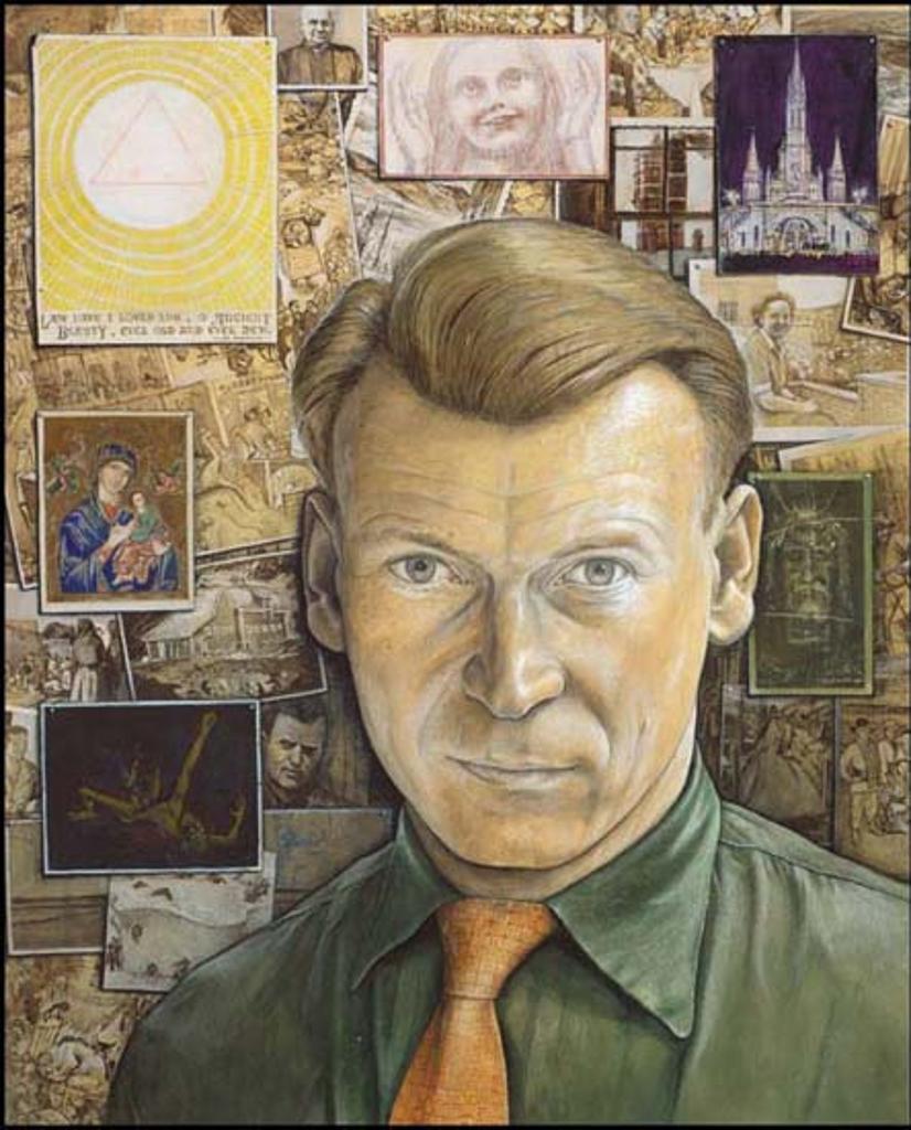 William Kurelek (1927-1977) - Self-Portrait
