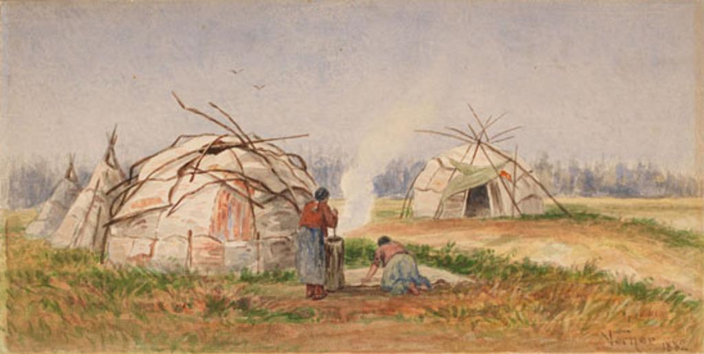 Frederick Arthur Verner (1836-1928) - Indian Encampment