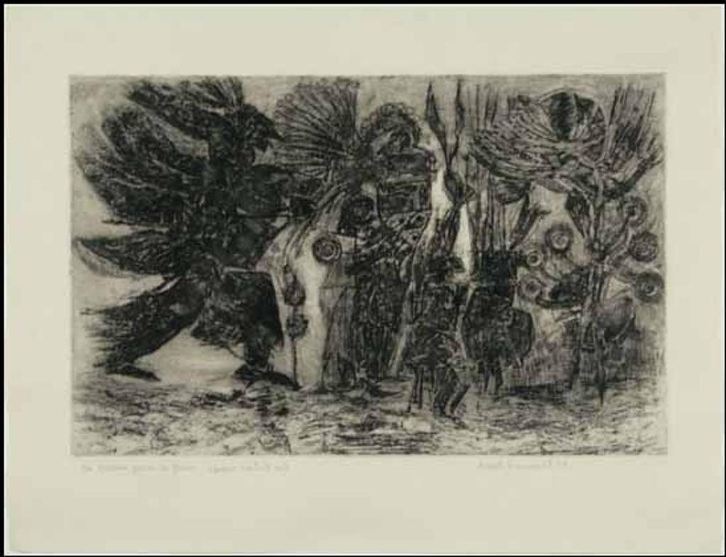 Albert Dumouchel (1916-1971) - Les barbares parmi les fleurs (00137/TN038)