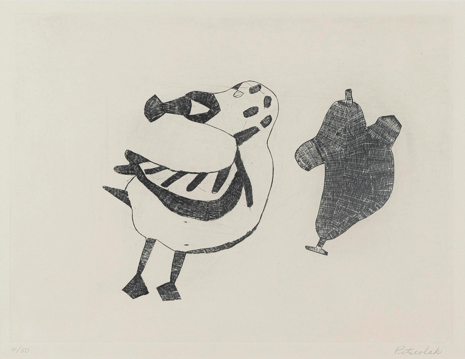 Pitseolak Ashoona (1904-1983) - Untitled