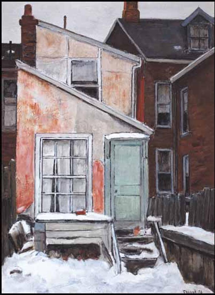 Albert Jacques Franck (1899-1973) - Back of Ontario Street