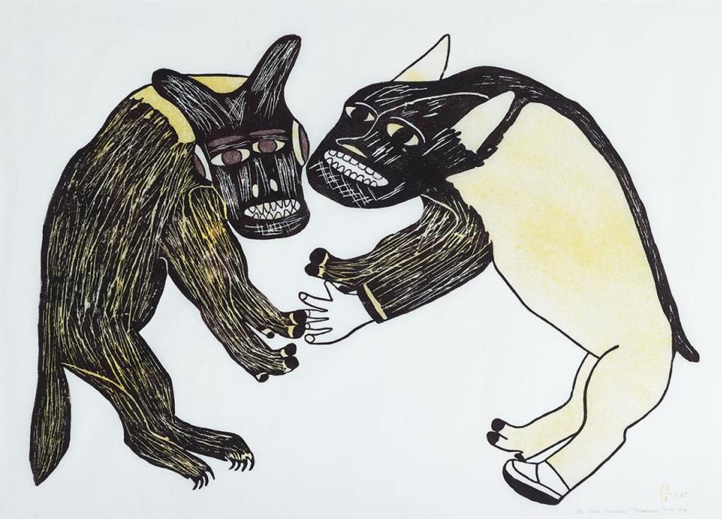 Simon Tookoome (1934-2010) - The Kind Animals