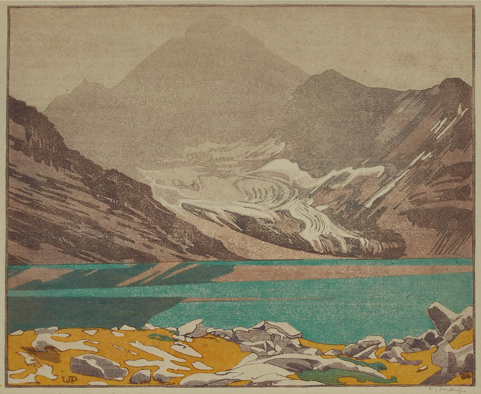 Walter Joseph (W.J.) Phillips (1884-1963) - Lake Macarthur, Canadian Rockies