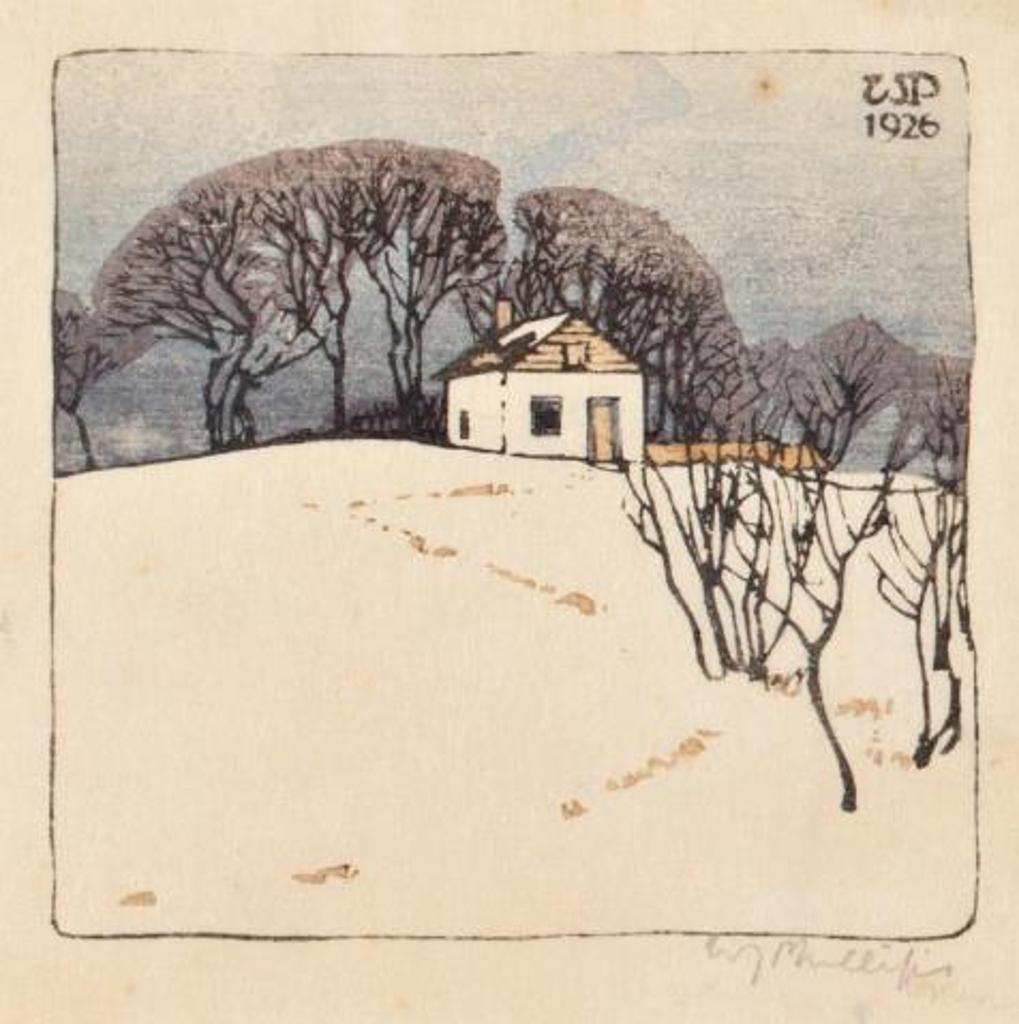 Walter Joseph (W.J.) Phillips (1884-1963) - Little Log House