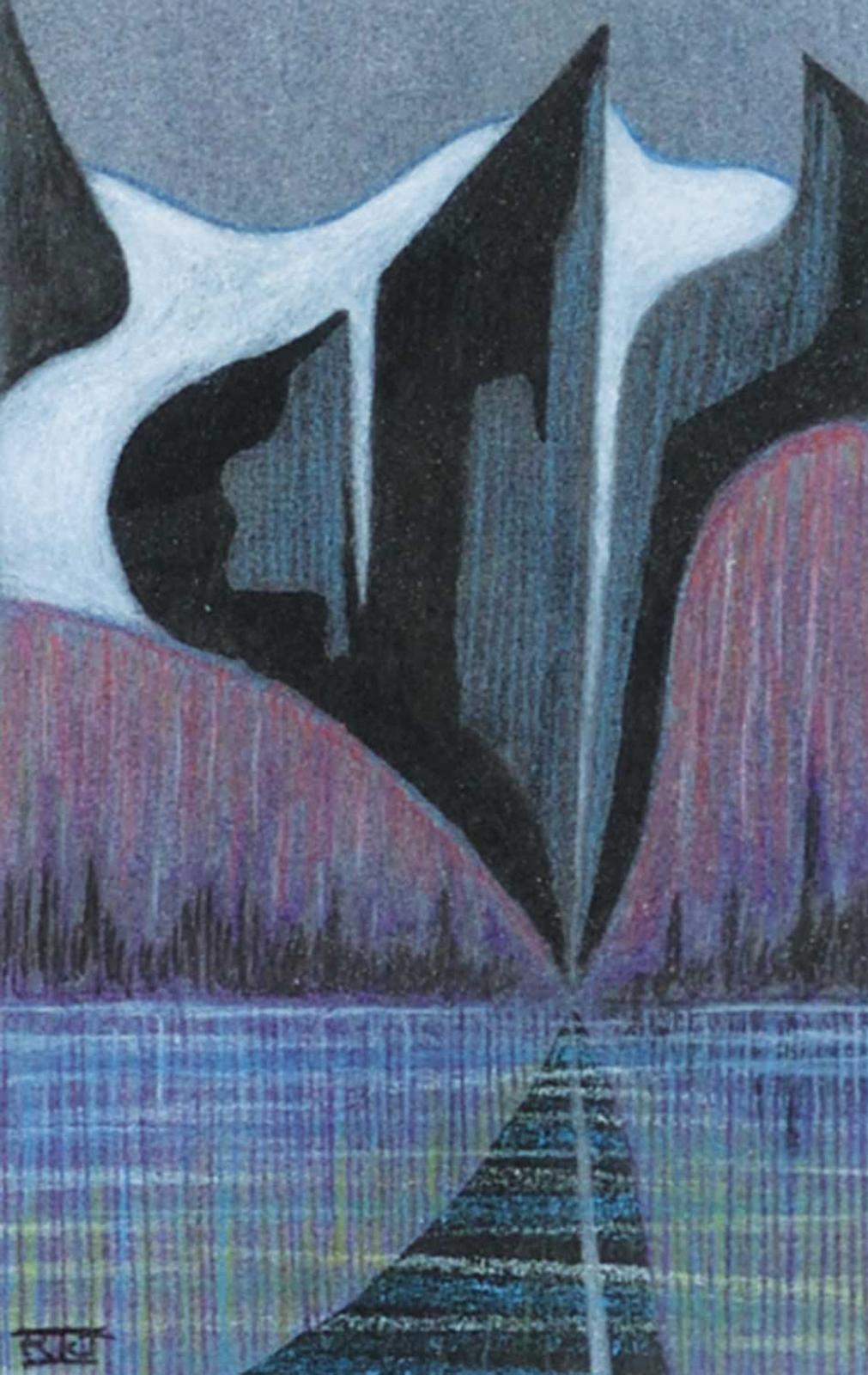 Robert John Hope (1948-2023) - Mountain Night