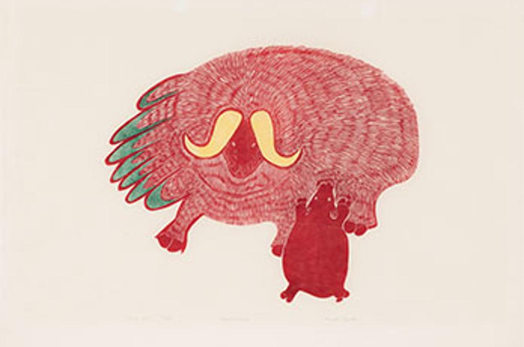Agnes Nanogak (1925-2001) - Happy Musk-oxen