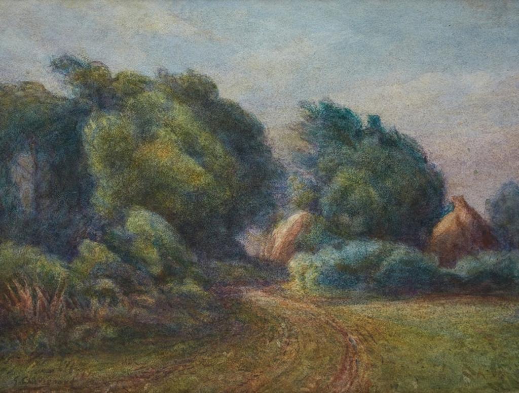 Georges Chavignaud (1865-1944) - Curved Path through the Trees