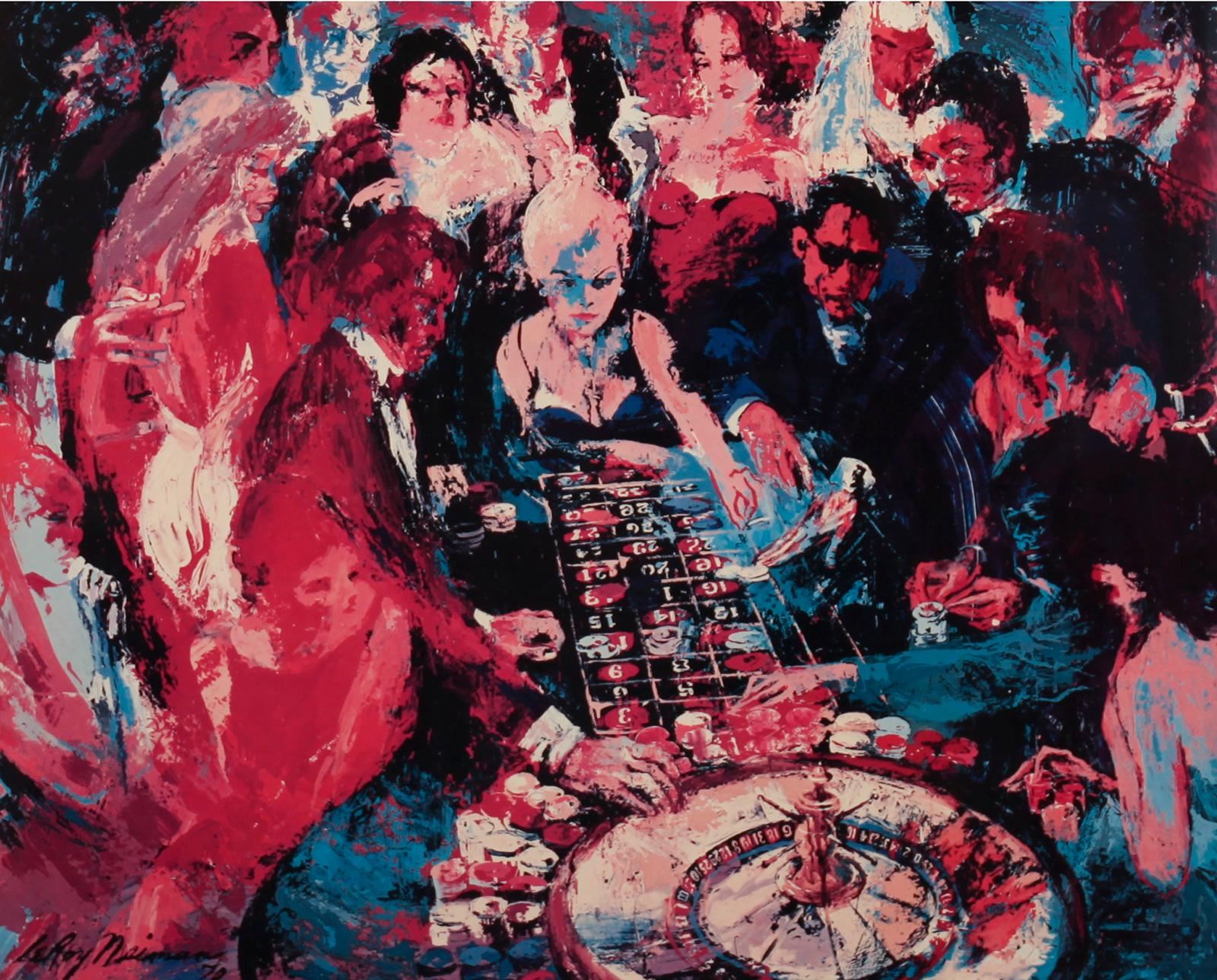 Leroy Neiman (1926-2012) - Roulette Ii, 1970