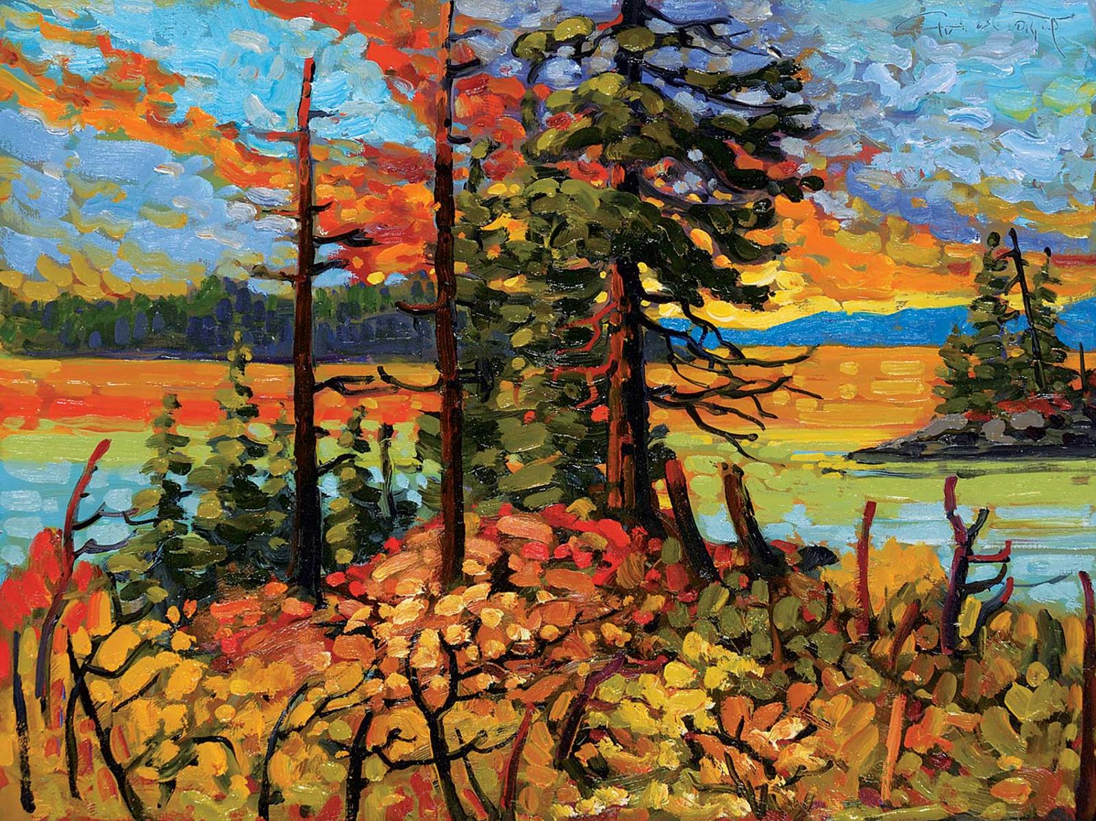 Rod Charlesworth (1955) - Sun Down, Northwest Territories