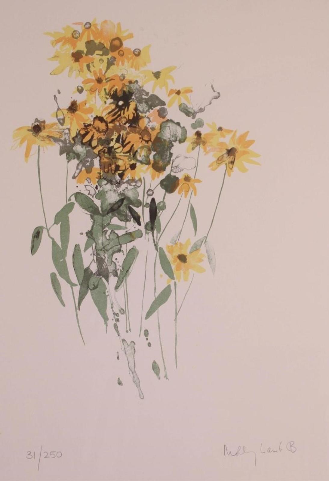 Molly Joan Lamb Bobak (1922-2014) - Untitled, Black-Eyed Susans; ed. #31/250