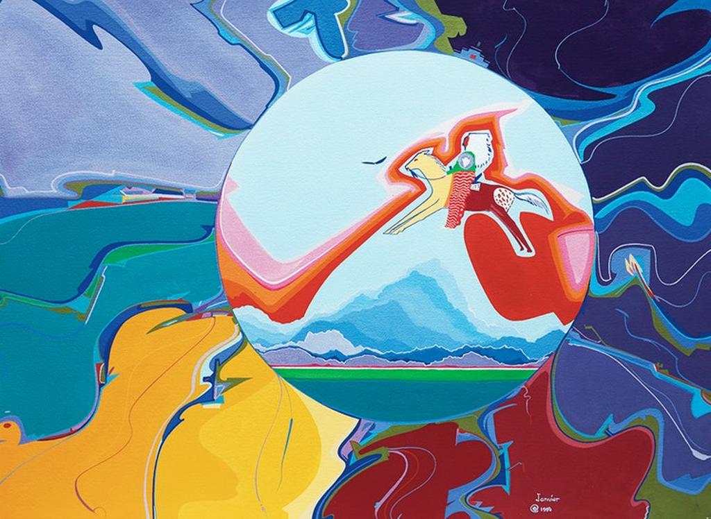 Alex Simeon Janvier (1935-2024) - #26 Amerindian Time Capsule (Super Natural Series)