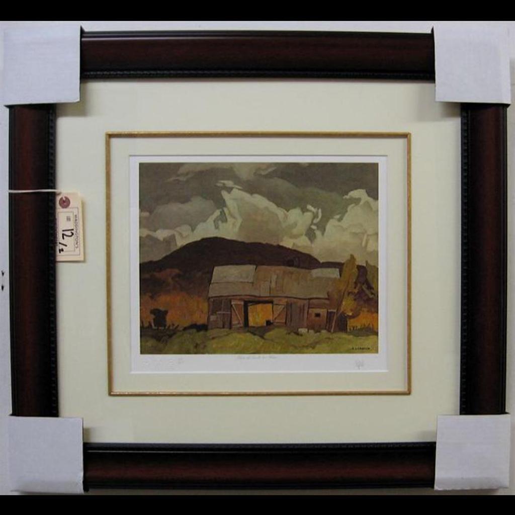 Alfred Joseph (A.J.) Casson (1898-1992) - Barn At Pointe Au Chene; Buck Hill