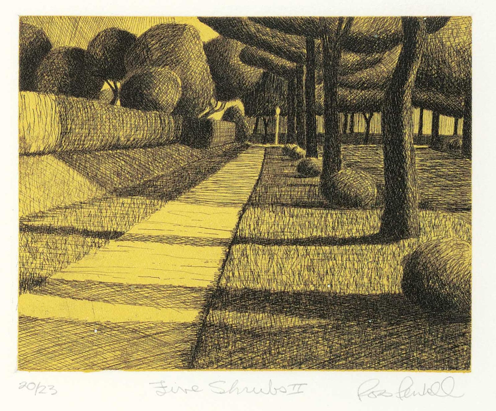 Ross Ellsworth Penhall (1959) - Five Shrubs II #20/23