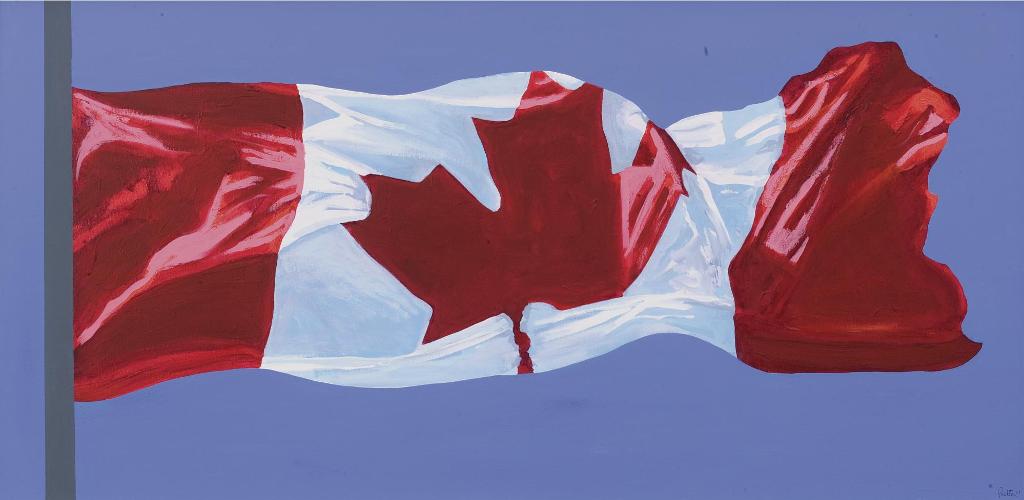 Charles Pachter (1942) - The Painted Flag