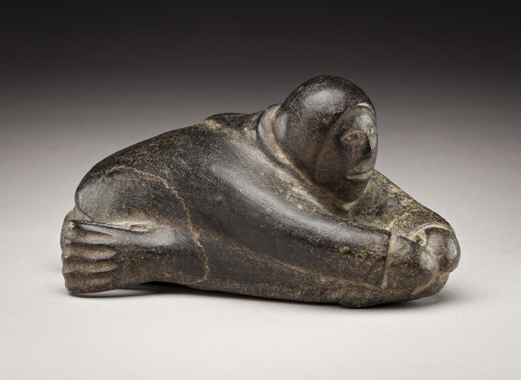 Paulusi Passau Aupalu (1918) - Puvirnituq/Akulivik, Hunter and Seal, c. late 1950s